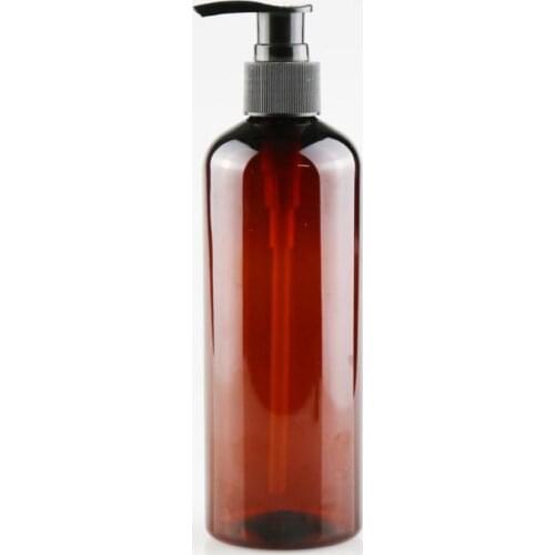 5pcs 100ml Refillable brown&amber Squeeze plastic lotion bottle with pump sprayer PET Plastic Portable lotion Bottle