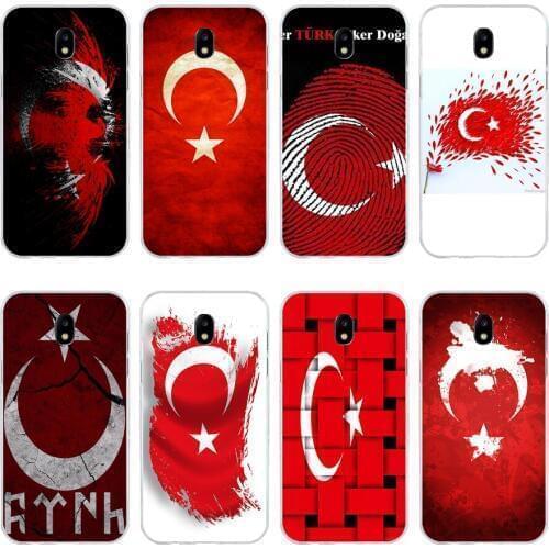55H hot Turkey Flag Soft Silicone Tpu Cover phone Case for Samsung j3 j5 j7 2016 2017 a3 2016 a5 2017 a6 2018