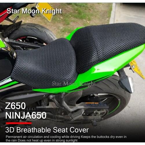 Motorcycle Accessories Protecting Cushion Seat Cover Fit for Kawasaki Ninja650 Ninja 650 Z650 Nylon Fabric Saddle Seat Cover