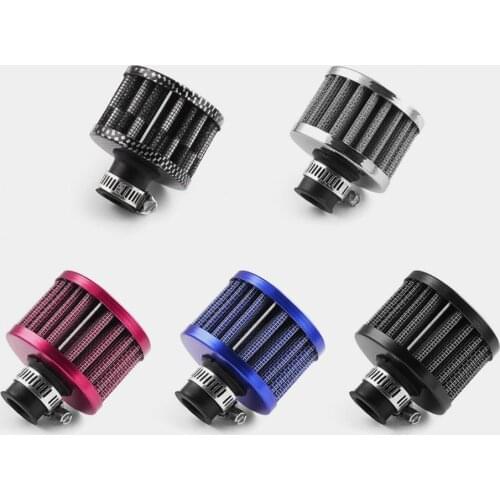 12MM Auto Car Accessories OIL Cold Air Intake Crank Case Turbo Vent Breather Filter Universal Interface Motorcycle Air Filter