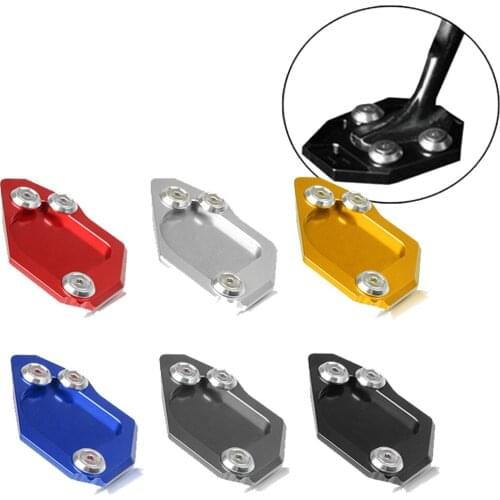Motorcycle Side Stand Enlarge FOR BMW F700GS 2008-2017 Accessories Kickstand Extension Plate Pad FOR BMW F700GS 2013-2017 CNC