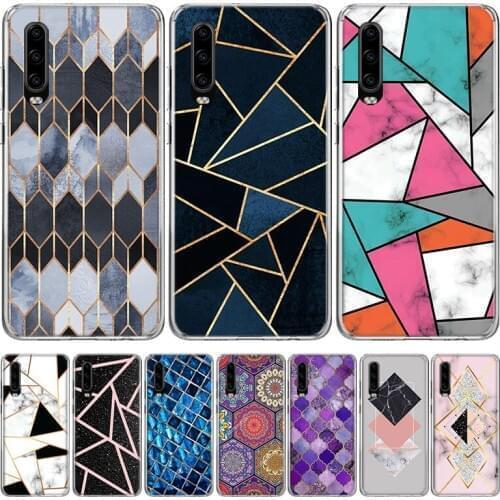 Hot Chic Printing Marble Phone Case for Huawei P40 P30 P20 Mate 30 20 10 Pro P10 Lite P Smart Z + 2019 Gift Coque Cover Capa