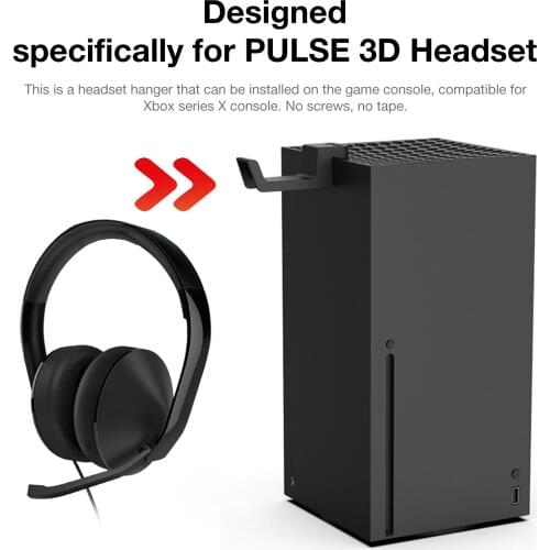 For Xbox series X Earphone Hook Holder Holder For Xbox Game Console Hanging Bracket Headset Storage Rack Earphone Accessories
