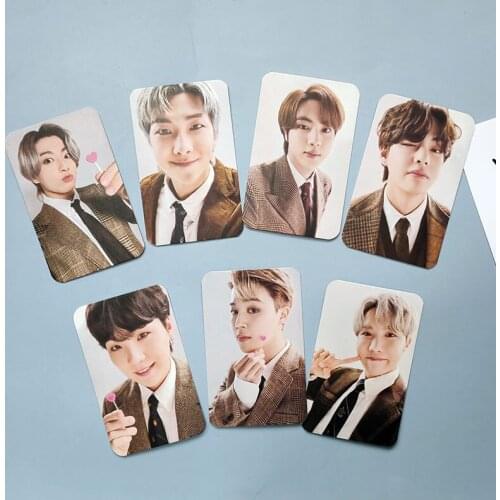 7pcs/set KPOP Bangtan Boys Years with You Lomo Cards 2021 8TH FESTA Postcards JUNG KOOK V JIMIN SUGA RM JIN Fans Collection