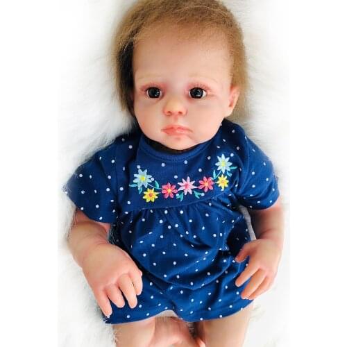 Reborn Baby Dolls 20 Inch Doll and Baby Doll Clothes Limbs Vinyl Body Cotton Cloth Newborn