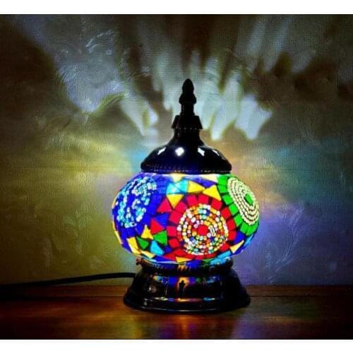 Retro Masai Taideng Table Lamp Bedroom Bedside Cafe Restaurant Dressing Turkey Desk Lamp Baby Room Decor E27 Light