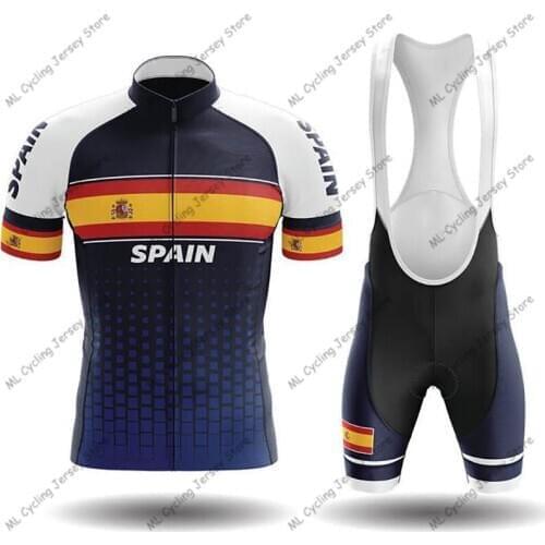 New Spain Cycling Jersey 2020 Pro Team Cycling Clothing Summer Short sleeve MTB Cycling Shirts Men Bike Jersey Ropa de Ciclismo