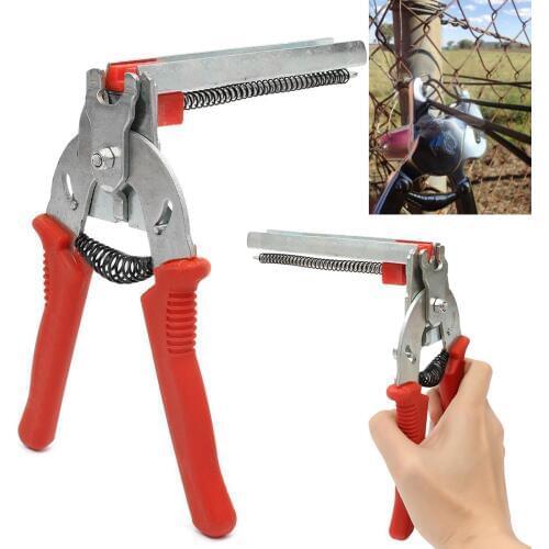 New Red Hog Ring Heavy Duty M Nail Plier Fencing Fence Wire Ringer Gabion Mesh