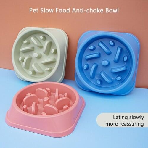 Portable Pet Bowl Anti-Choking Feeding Food Bowls Puppy Slow Eating Dog Bowls Prevent Obesity Supplies
