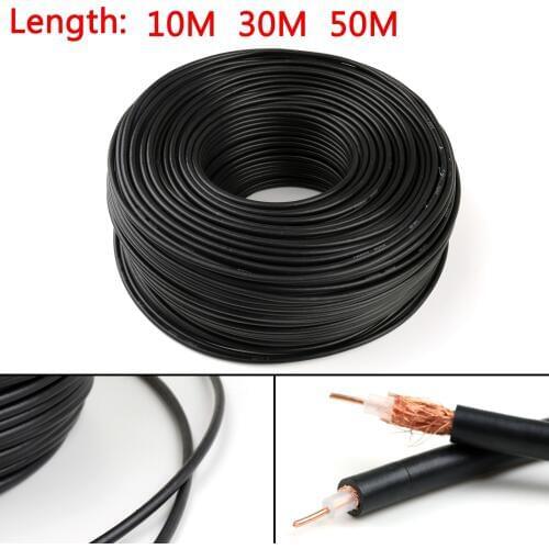 Areyourshop RG174 RF Coaxial Cable Connector 50ohm M17/119-RG174 Coax Pigtail 10m 30m 50m Hot Sale Wires Cable