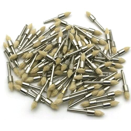 100Pcs/Box Dental Polishing Brushes Soft Bristle Brush Sharp Type Prophy Brush Teeth Whitening Tool Dental Care Tool