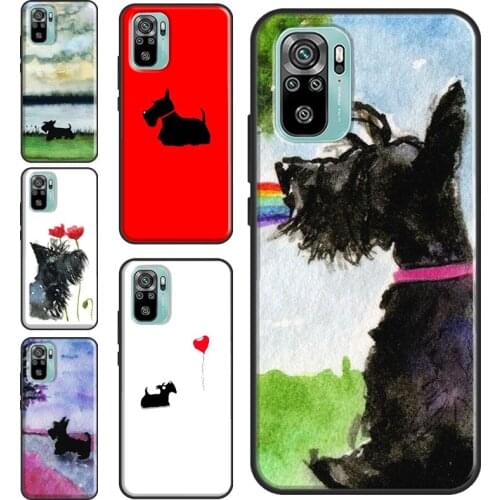 Westie Scottie Scottish Terrier For Xiaomi Redmi Note 10 Pro 8T 9S Note8 Note9 Pro Case For Redmi 9 9T 9A 8A 7A 9C Cover