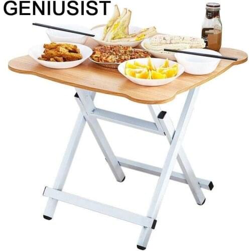 Stall Tavolo Pieghevole Ouro Restaurant Tafel Study Folding Desk Kitchen Furniture Plegable Mesa De Jantar Dining Room Table