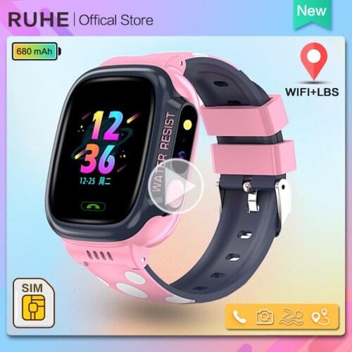Smart Watch Kids GPS Wifi Positioning Tracker Waterproof Smartwatch childrens Video Call Phone Back Monitor Y92