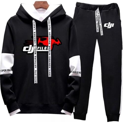Dji Mavic Pilot 2021 2 Pieces Sets Tracksuit Hoodies College Sweatshirt+pants Pullover Hoodie Sportwear Suit Clothes