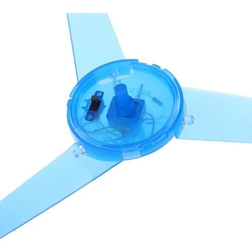 LED Flashing Plastic Pull String Flying Saucer Propeller Toy Disc Helicopter New