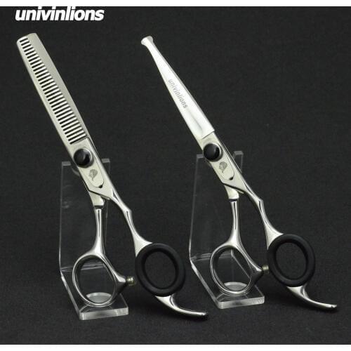 Univinlions 6" safty professional haircut scissors razor hairdressing scissors salon hairdresser barber japan thinning shears