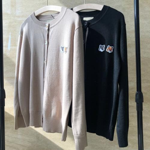 Spring 2021 Sweater Saturn Embroidered Knit Cardigan Women Cardigan