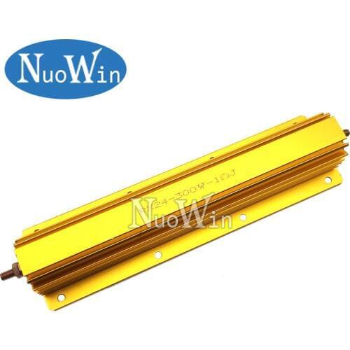 300W Aluminum Power Metal Shell Case Wirewound Resistor 0.1R ~ 100R 0.1 0.5 1 2 2.5 3 4 5 6 8 10 20 50 100 ohm