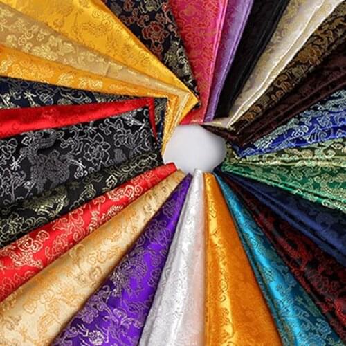 50x88cm 21 Colors Royal Dragon Thin Jacquard Brocade Fabric Animal Jacquard Apparel Costume patchwork fabric Upholstery Furnishi