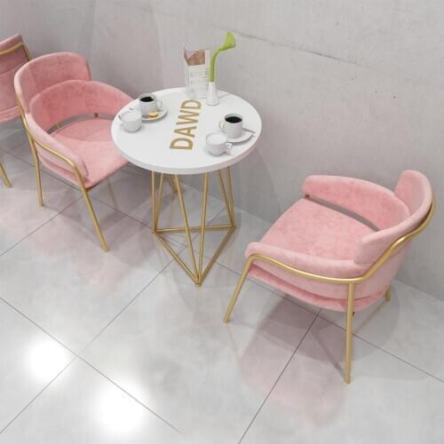 8000 Creative leisure solid wood table cafe baking cake sweet milk tea shop furniture combination and contracted and pure and