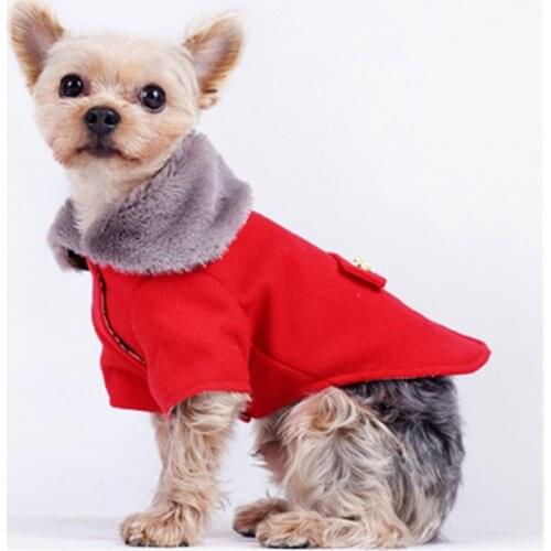 Ainolway New Style Pet Clothes Dog Plush Clothes Schnauzer Autumn and Winter Clothes Hot Selling Clothes Dog Christmas Clothes