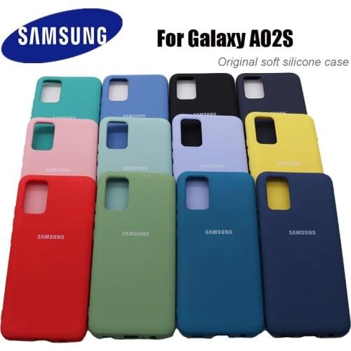 A02s Case Samsung Galaxy A02S SM-A025F A 02S Silky Silicone Cover High Quality Soft-Touch Back Protective Shell