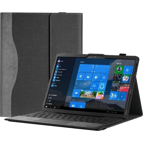 Tablet Case for 2019 Microsoft Surface Pro X 13 PU Leather Flip Stand Magnetic Shell Cover Compatible with Original Keyboard