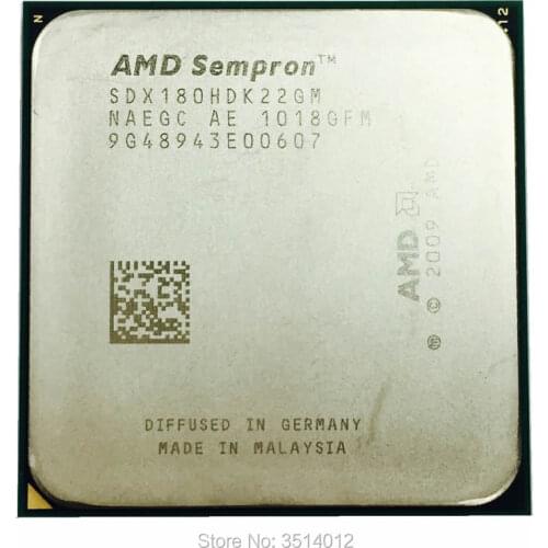 AMD Sempron X2 180 2.4 GHz Dual-Core CPU Processor SDX180HDK22GM Socket AM3