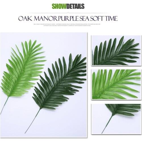 Artificial Persian Leaves Cloth Birthday Environmental Table Decoration Artificial Palm Leaves Golden Beautiful Hawaiian