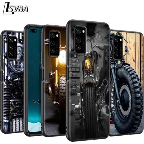 Cross motorcycle sports Metal Silicone Phone Case for Huawei P30 P20 P40 Lite E Pro P Smart Z Plus 2019 P10 P9 Lite Black Cover