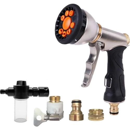 Garden Tools Water Gun Hose Nozzle Mutifunctional Household Watering Car Wash Water Sprayer High Pressure Water Gun Dropshipping
