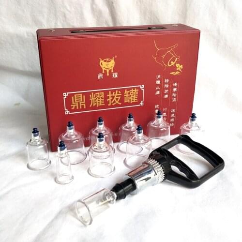 10 pcs vacuum Cupping set acupuncture massage blood circulation stasis cupping set health massage cup SZ