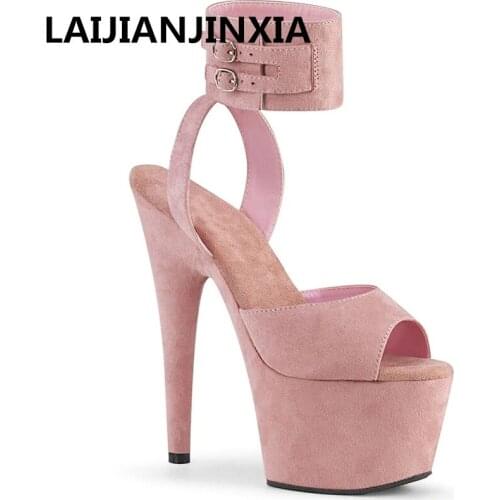 New Women Sexy Straps Summmer/Spring Lady Dress Nightclub Party 15cm High-Heels Sandals Dance Shoes Model High Heels Dance Shoes