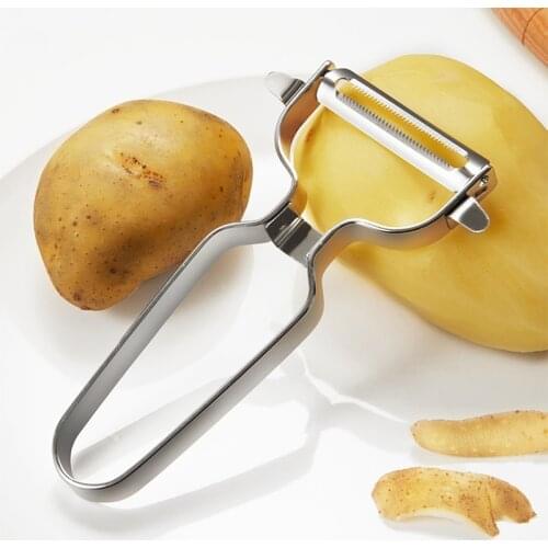 Stainless Steel Vegetable Peeler Multi-Function Fruit Peeler Julienne Cutter Julienne Peeler Potato Carrot Grater Slicer Zester