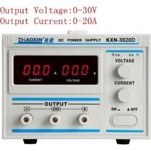 KXN-3020D 30V 20A Power DC Regulated Power Supply Input 220V High Quality Precision Variable Adjustable