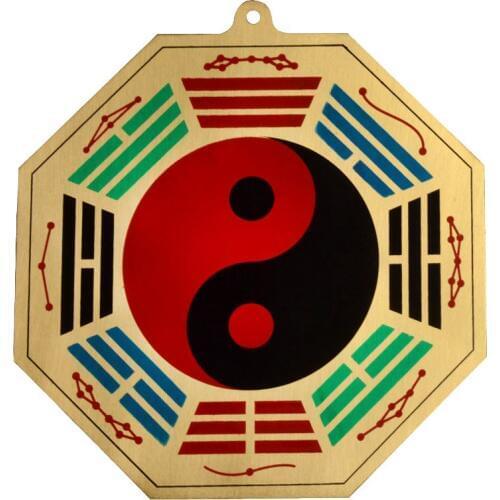 Lucky Chinese Feng Shui Decorating Bagua Mirror Taoist Talisman Energy FengShui Tai Chi Home Decoration Ornament