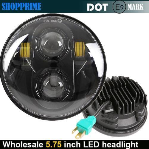 "Free Shipping" 5 3/4" 40w 5.75" Motorcycle Projector led headlight for Sportster,Street Bob FXDB, Iron883, Dyna
