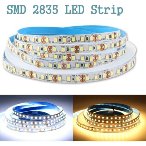 24V LED Strip Tape 2835 20M 120Led/m Led Chips 24V Volt LED Light Strip Rope White Warm White Nature White No pressure drop