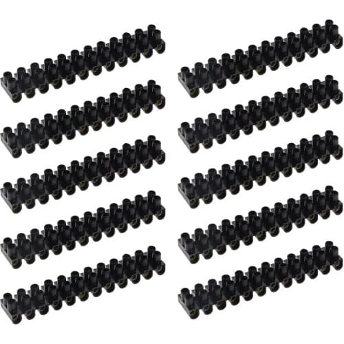 SW14 10pcs 12 Way 3amp Terminal Block Strips Connector WIRE JOINER