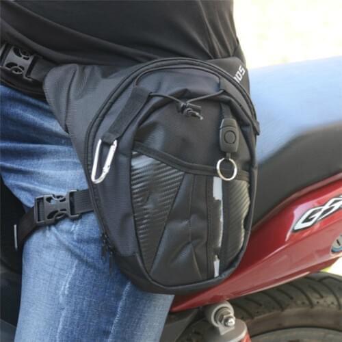 Motorcycle Bag Waterproof Waist Pack Men Fanny Thigh Canvas Belt Outdoor Bike Man Adjustable Leg Bag Package Moto Bag Motorbike