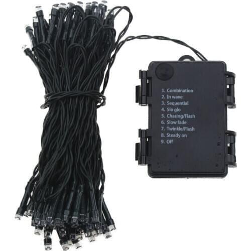 10M 20M Waterproof LED String Fairy Lights Battery Operated 8 Modes Christmas Light Holiday Wedding Party Outdoor Decor lights