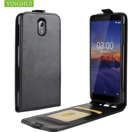 Protective case For Nokia 3 2018 Flip Cover Leather Wallet Case back cover For Nokia 3.1 Vertical Leather Cover Phone Case