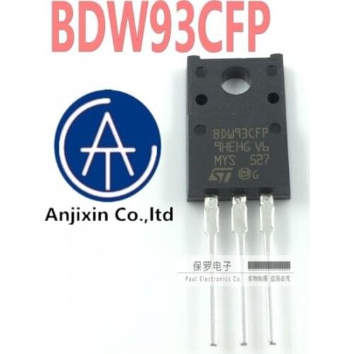 10pcs 100% orginal new real stock Darlington Transistor BDW93CFP BDW93C TO-220F