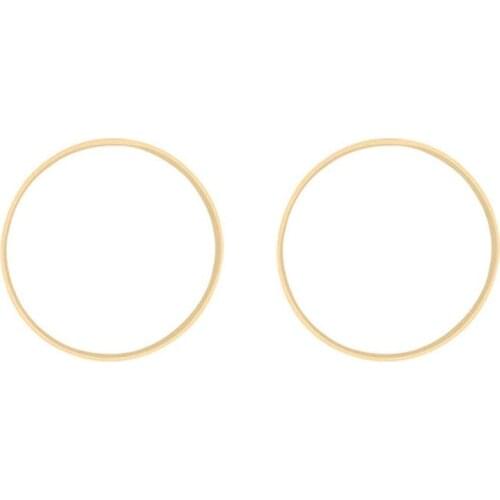 2X Dream Bamboo Rings,Wooden Circle Round Catcher DIY Hoop For Flower Wreath House Garden Plant Decor 18Cm & 15Cm