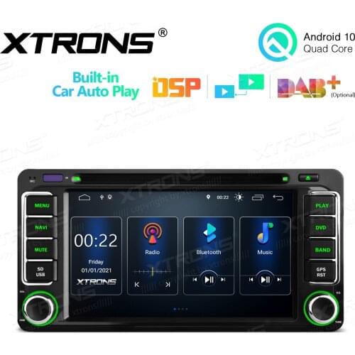 6.2" Android 10.0 OS Car DVD Multimedia System Player GPS Radio for Toyota Alphard 2002-2007 4Runner 2002-2009 Hilux 2001-2011