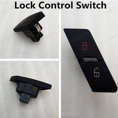 Polarlander Car Door Switch Driver Side Door Lock for V/W A/udi A6L/C6 09(09-11) 08(05-08) 4FD962107 4FD962108 Front Right