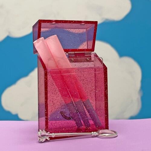 Glitter Crystal Case for Tobacco Smoking