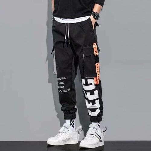 Men Cargo Pants Streetwear Clothing Harajuku Fashion Sweatpants Male Korean Style Black Jogger Casual Pants Hip Hop Men Clothing