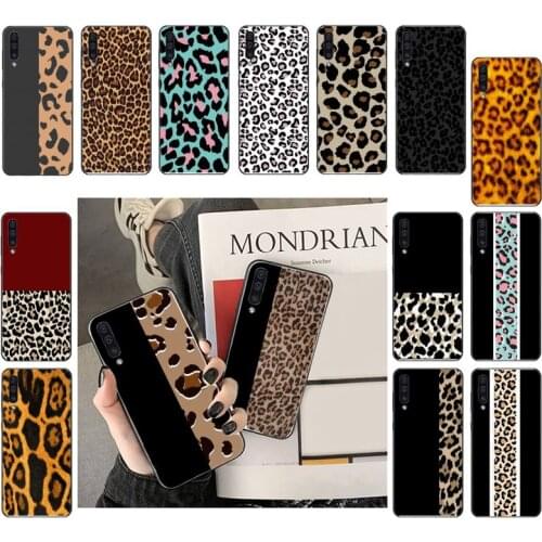 Leopard Print Phone Cases For Samsung A41 A31 A50 A32 A11 A12 A02 A52 A21 M31 A72 A51 A70 A71 A21S